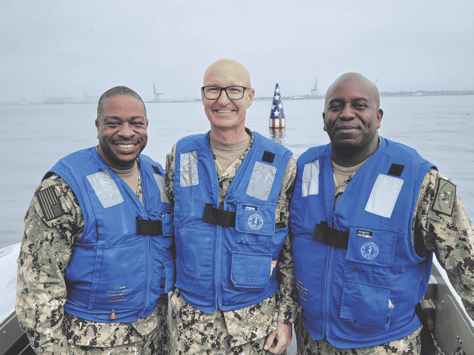 3 customs officers
